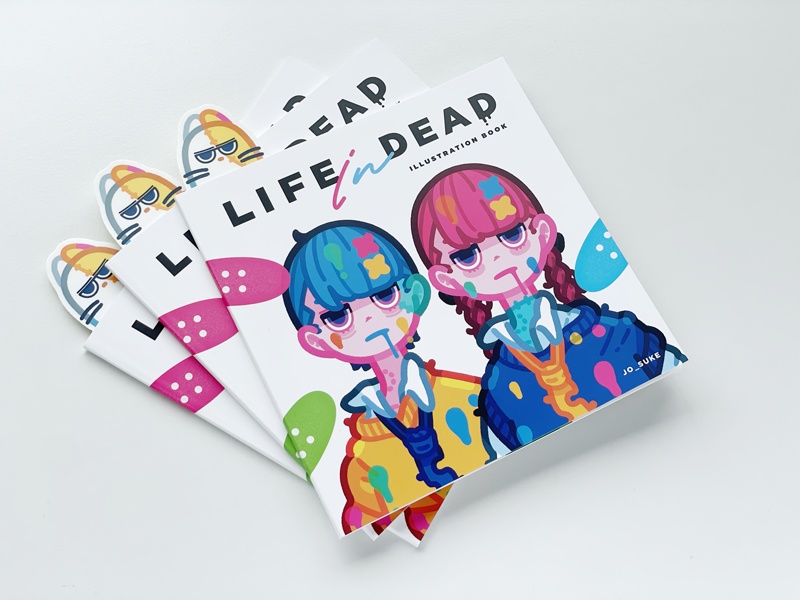 LIFE in DEAD ILLUSTRATION BOOK(ステッカー1枚付き)