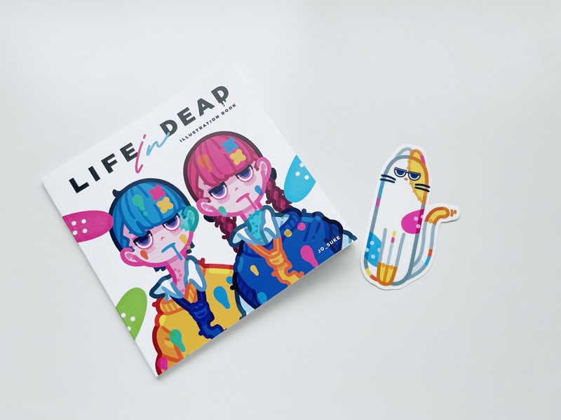 LIFE in DEAD ILLUSTRATION BOOK(ステッカー1枚付き)
