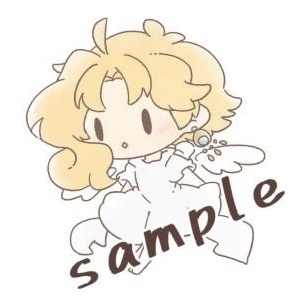 Wish 缶バッジ 琥珀 棚からこしあん Booth