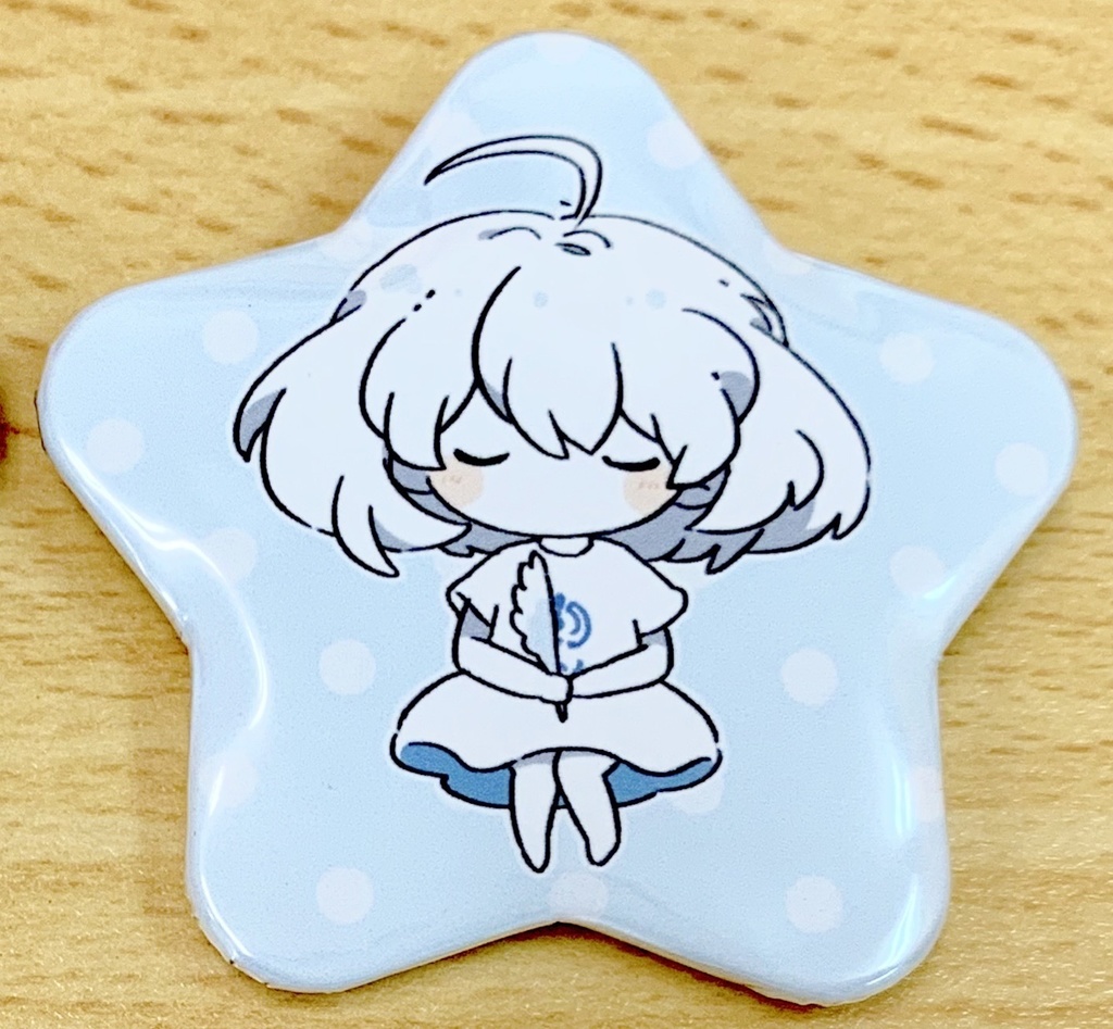 【ノスタルジア】缶バッジ＊シロ