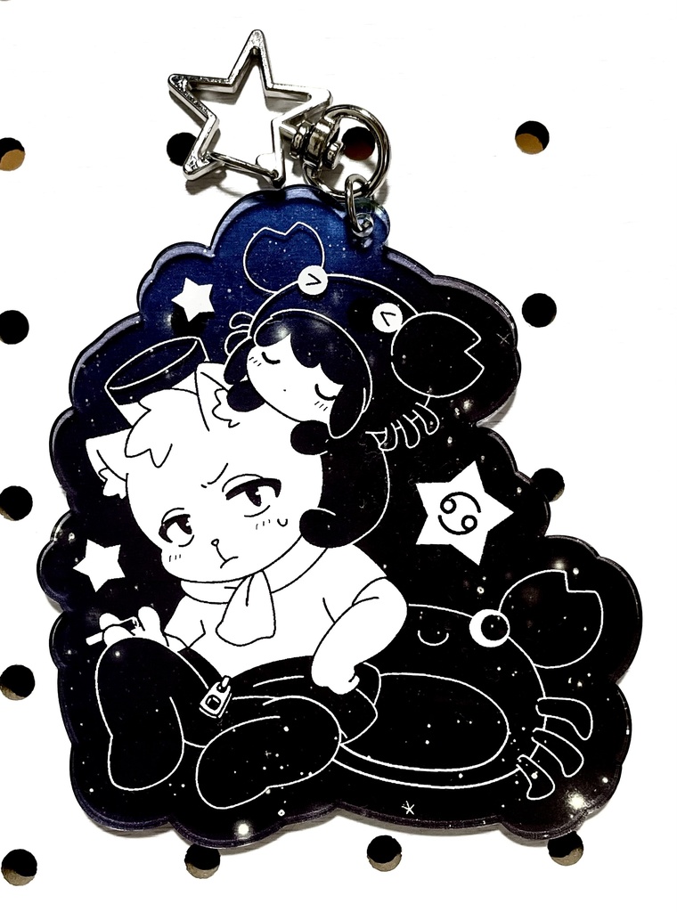 【UNDERTALE】アクリルキーホルダー＊バガパン・フリスク@星座シリーズ