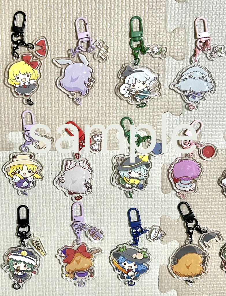 【東方】繋がるアクリルキーホルダー