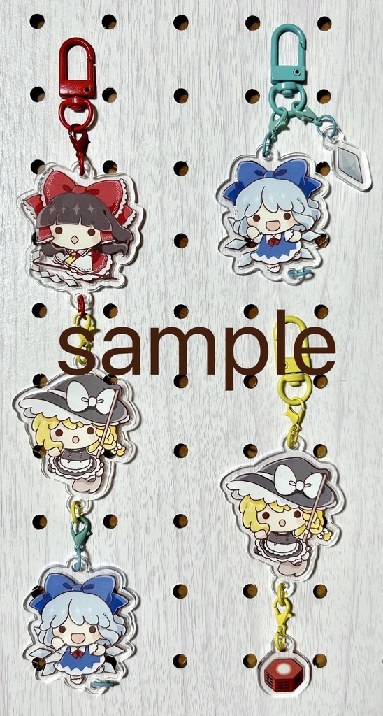 【東方】繋がるアクリルキーホルダー