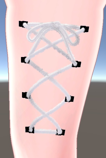 シンプルコルセットピアス - Corset piercing - 【セレスティア用】【部位随時追加予定】