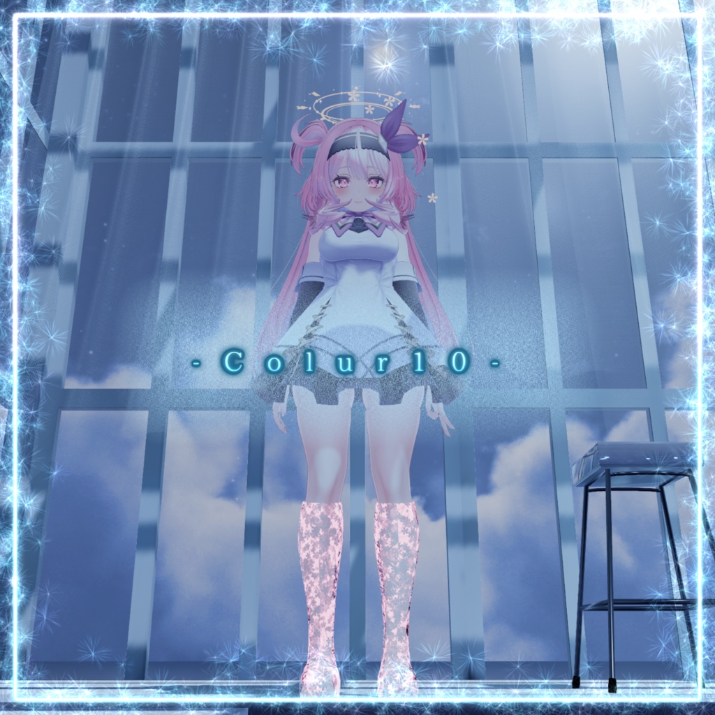 模様が動く⁉ 『 さざ波の靴 - WaveGlass - for SELESTIA 』【VRChat想定】