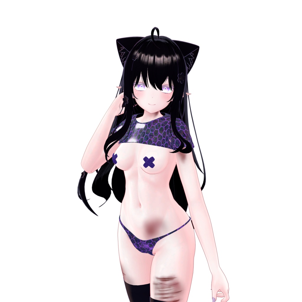 【萌ちゃん用】えちち水着 - Etiti Swimsuit -