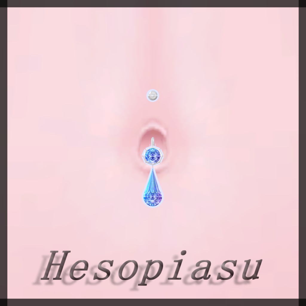 ヘソピアス for. SORAHA 【ソラハ用】 【VRChat】