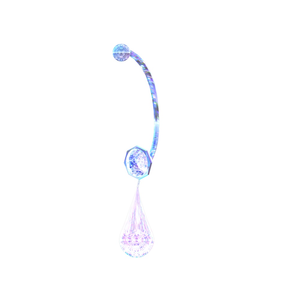 肉球ヘソピアス for. RINDO 【竜胆用】 【VRChat】