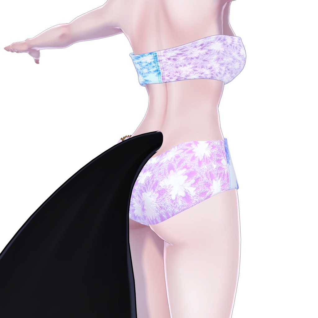 花柄の水着【ラシューシャ用】