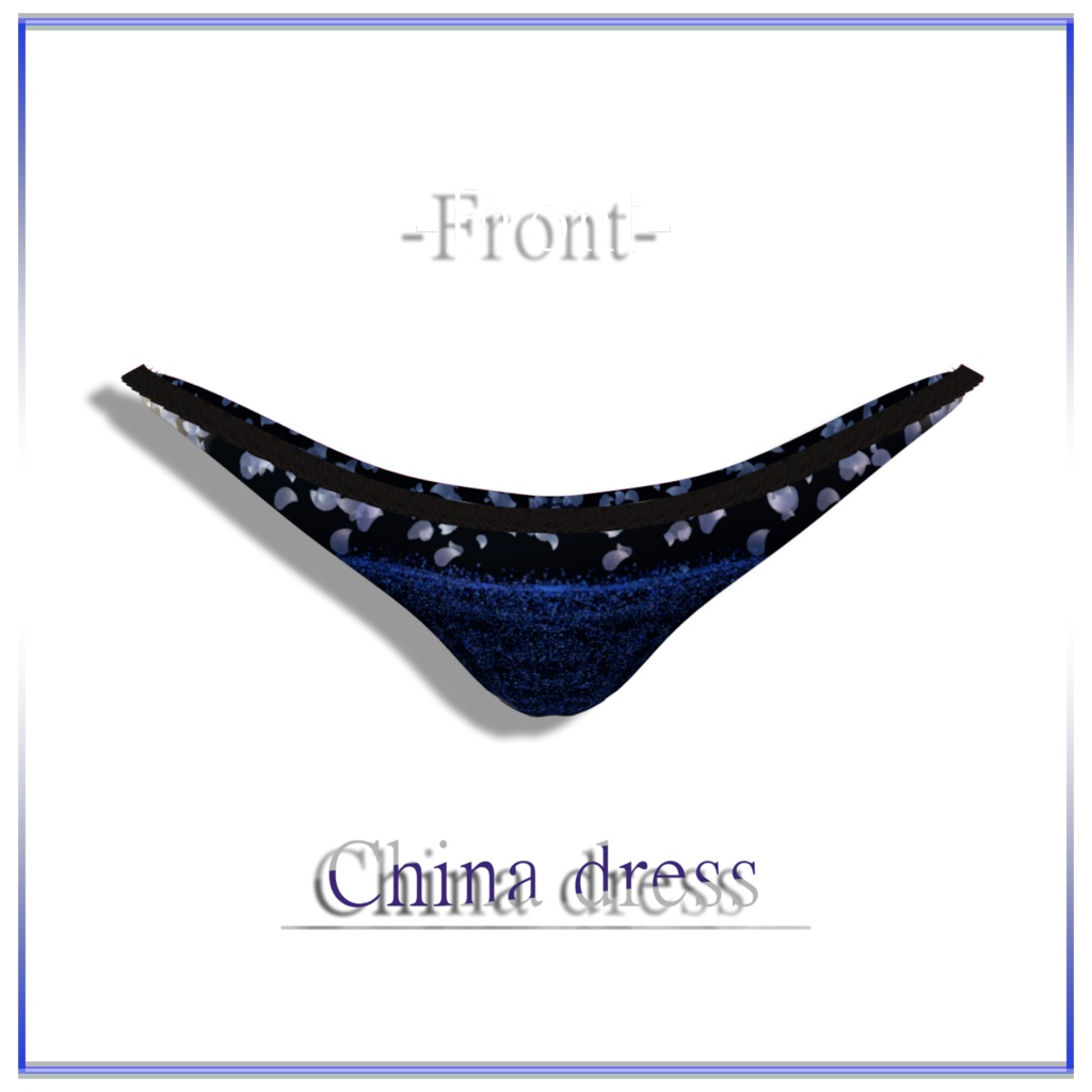 【ラシューシャ用】China dress v1.00 【VRChat】
