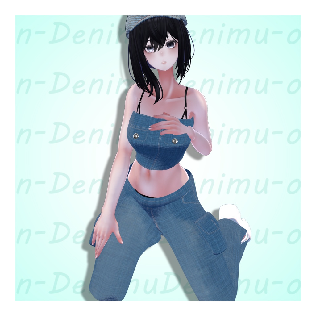 Denimu-on-Denimu / デニムオンデニムファッション【ラシューシャ用】【VRChat想定】【MA対応】