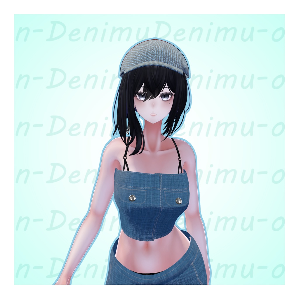 Denimu-on-Denimu / デニムオンデニムファッション【ラシューシャ用】【VRChat想定】【MA対応】