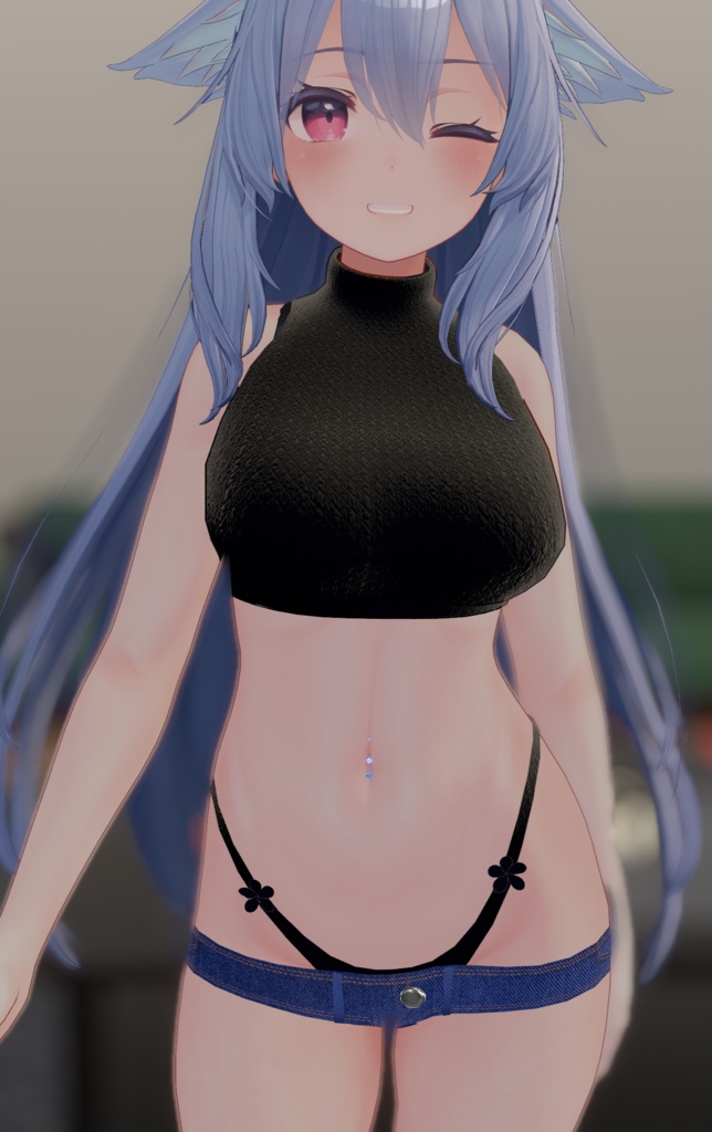 恥ずかしさを捨てろ!! エグいショートパンツファッション -EguisyoutoPantu-【桔梗ちゃん用】【VRChat想定】【MA対応】