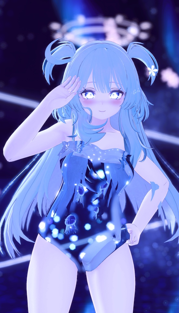 クラゲな水着 - Jellyfish - for.SELESTIA 【VRChat】【水着】【MA対応】