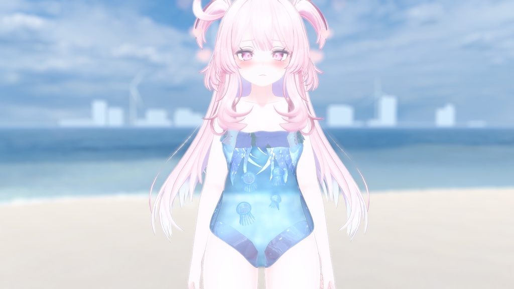 クラゲな水着 - Jellyfish - for.SELESTIA 【VRChat】【水着】【MA対応】
