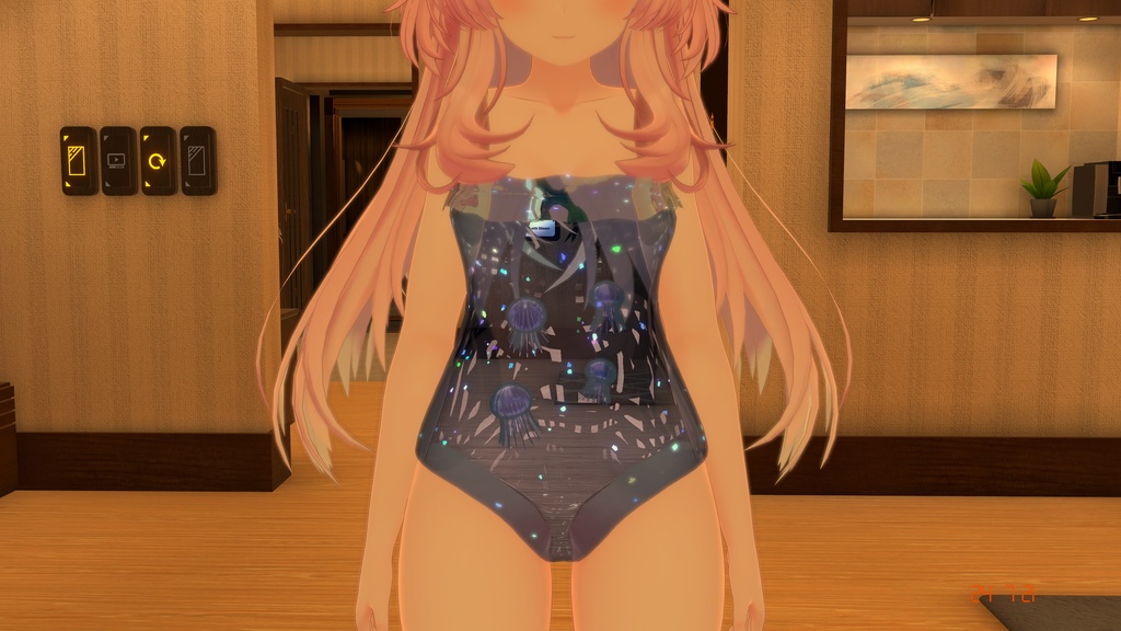 クラゲな水着 - Jellyfish - for.SELESTIA 【VRChat】【水着】【MA対応】