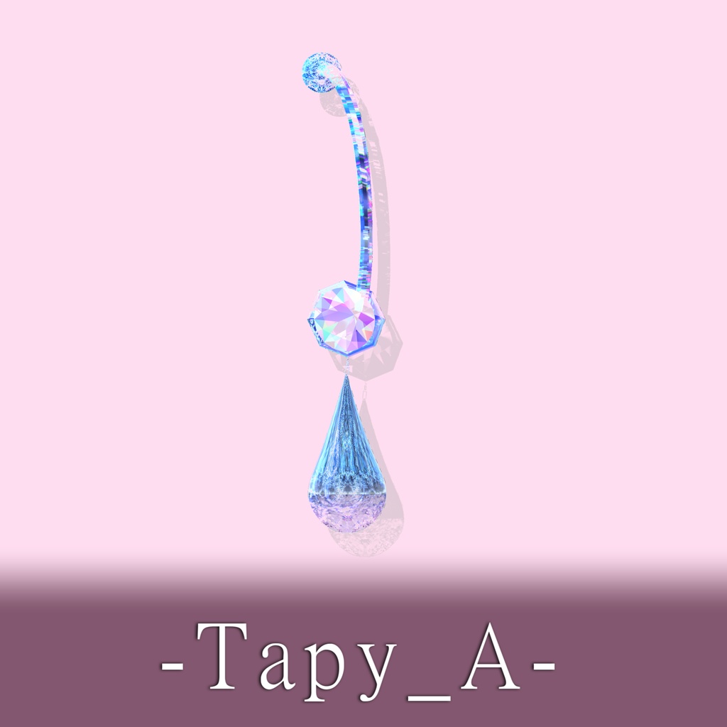 ヘソピアス -HesoPiasu- for.Senka 【 VRChat 】【 閃花対応 】【 MA想定 】