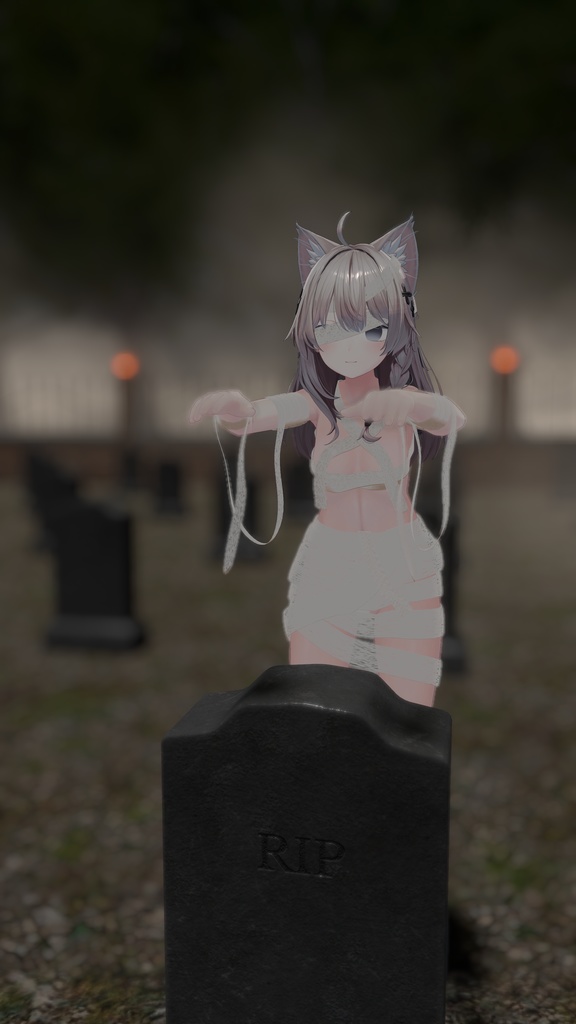 🎃2024 Halloween Style No.01 『マミマミー (シンプルVer)』 【しなの用】 【MA想定】 【VRChat】🎃