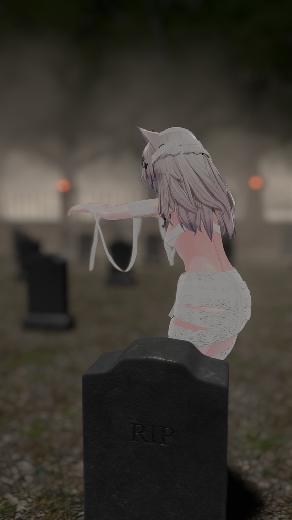 🎃2024 Halloween Style No.01 『マミマミー (シンプルVer)』 【しなの用】 【MA想定】 【VRChat】🎃