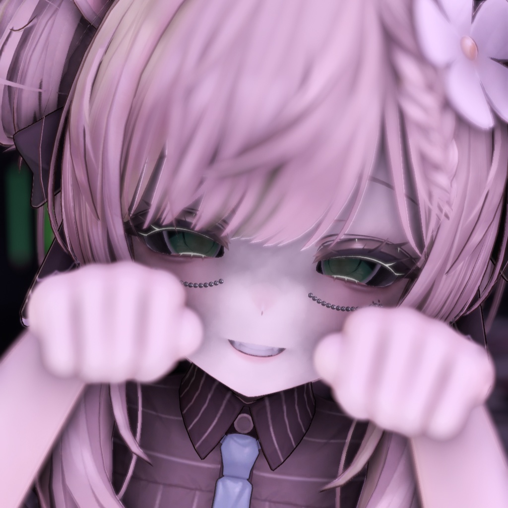 アイチェイン 形状丸形 Eye Chain for.MANUKA【マヌカ用】 【VRChat】 【MA想定】 【PB設定済み】