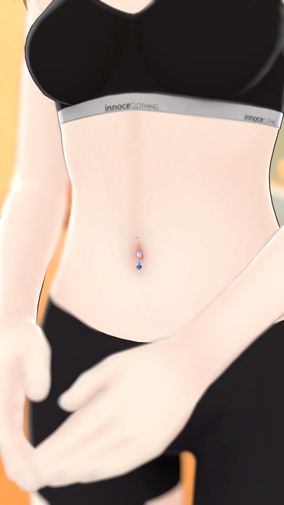 ヘソピアス - HesoPiasu - for.Skimmia 【スキミア対応】 【VRChat】 【MA想定】