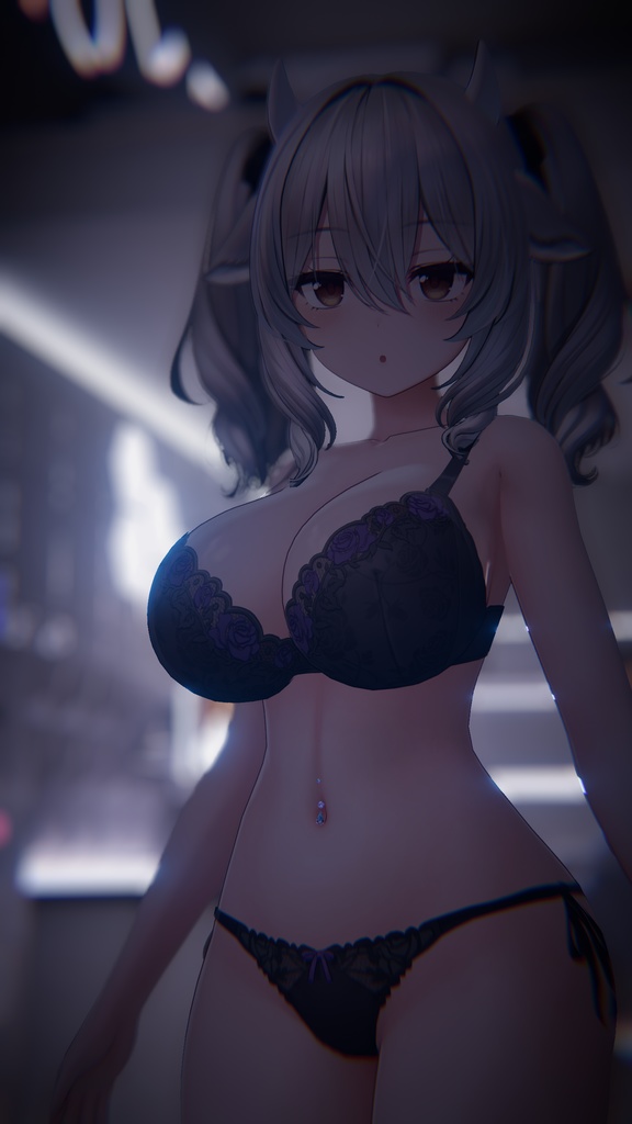 ヘソピアス - HesoPiasu - for.Milltina 【ミルティナ対応】 【VRChat】 【MA想定】