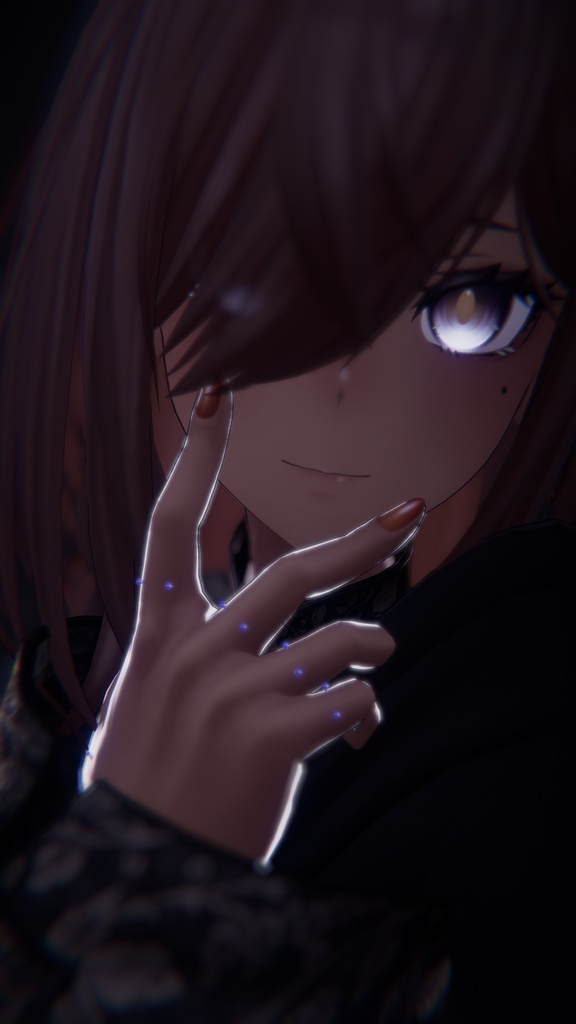 【無料】 ☥ シンプル フィンガーピアス ☥ for.Lasyusha 【ラシューシャ用】 【VRChat】 【MA想定】