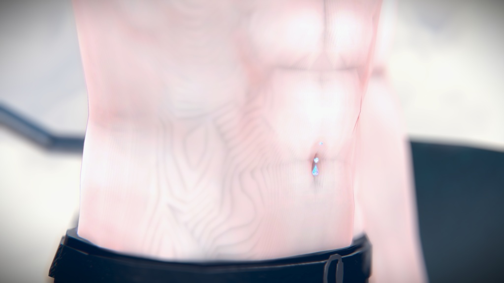 ヘソピアス - HesoPiasu - for. Hanka【斑霞対応】 【VRChat】 【MA想定】