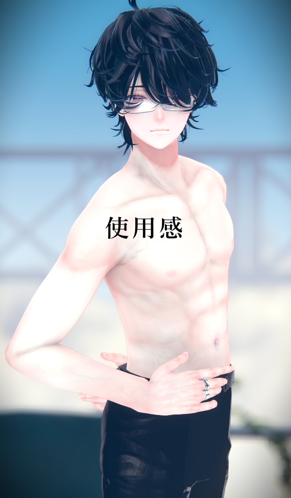 ヘソピアス - HesoPiasu - for. Hanka【斑霞対応】 【VRChat】 【MA想定】