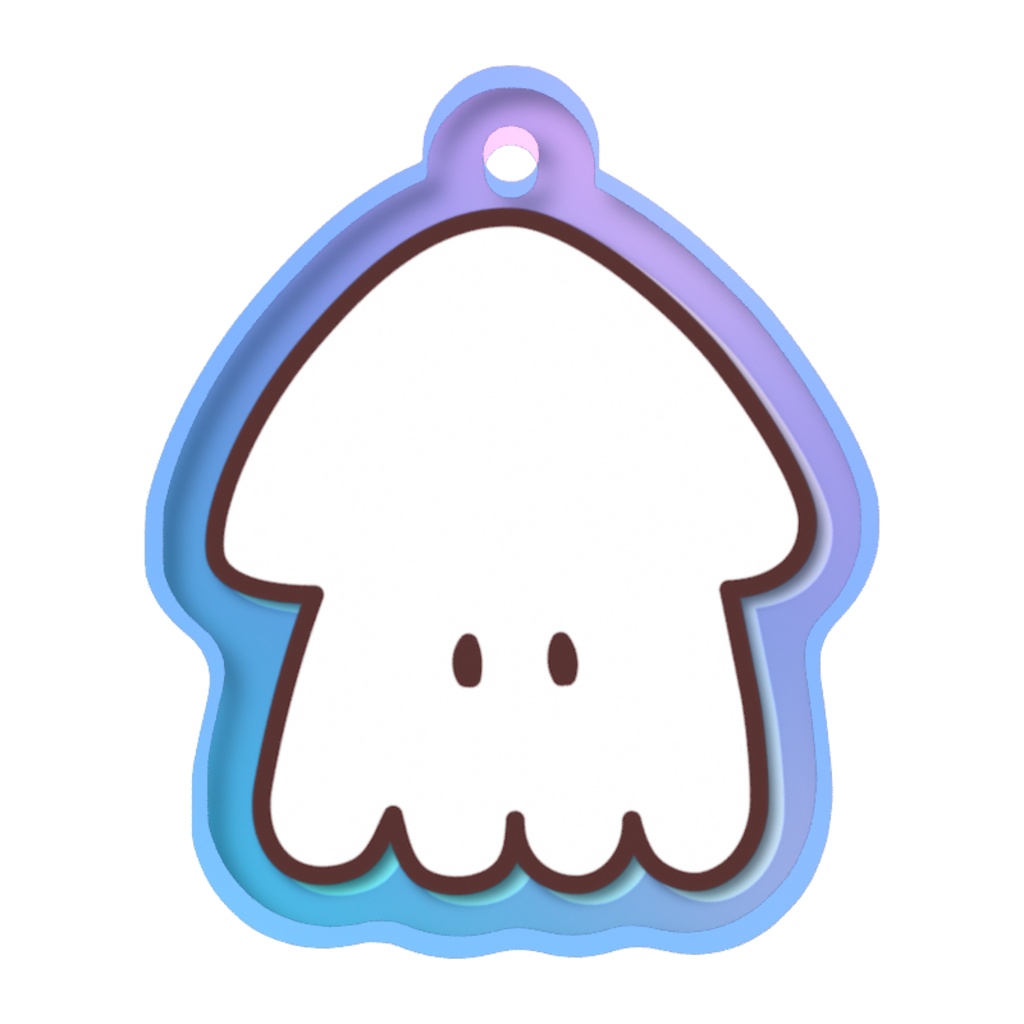 すいすいむ【イカ】オーロラめじるしチャーム