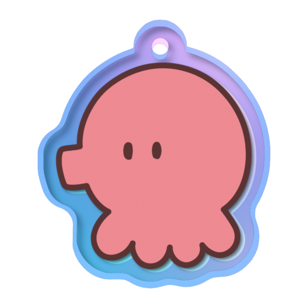 すいすいむ【タコ】オーロラめじるしチャーム