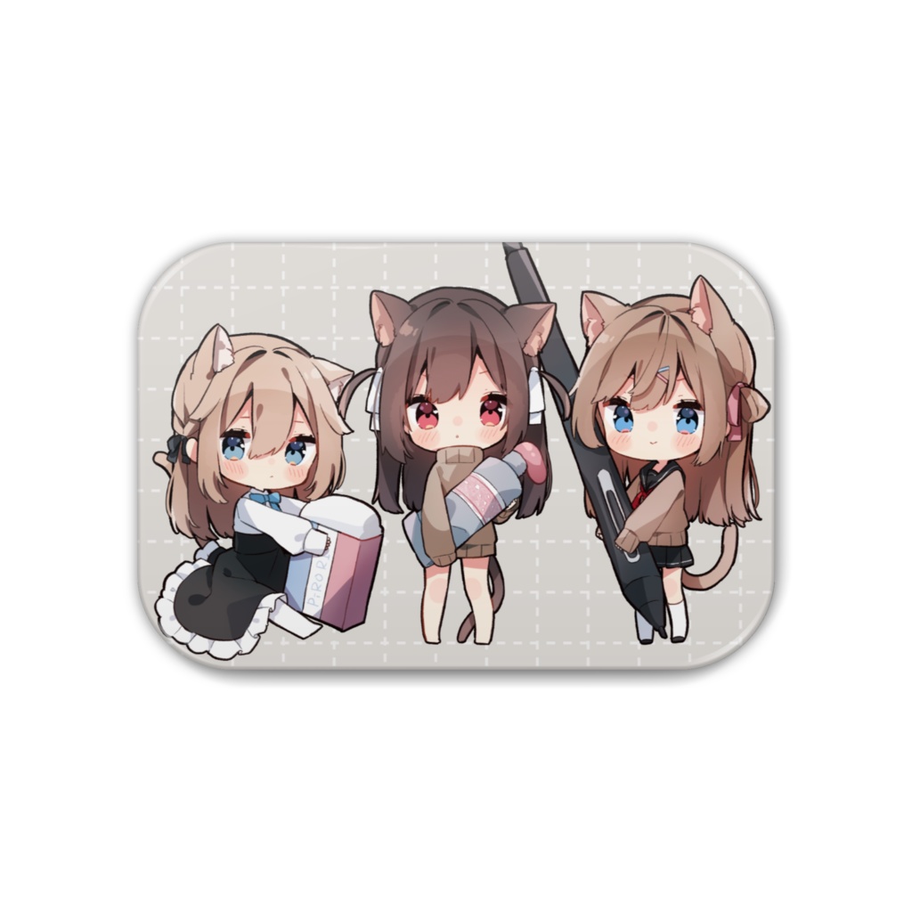 おえかきバンド缶バッジ