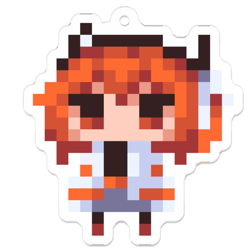 足立レイ ドット絵アクリルキーホルダー