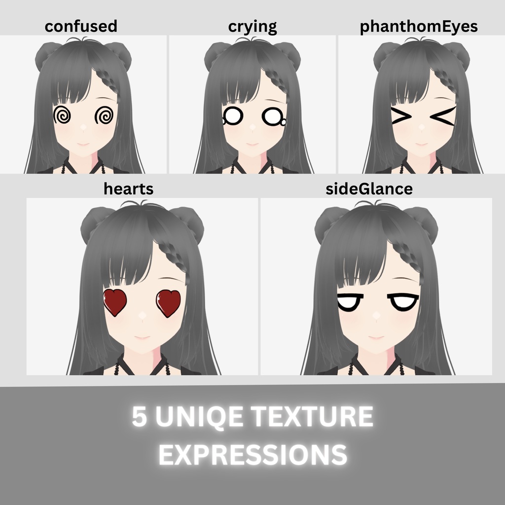 Funeral Maid vtuber Model: Fully Rigged , full body