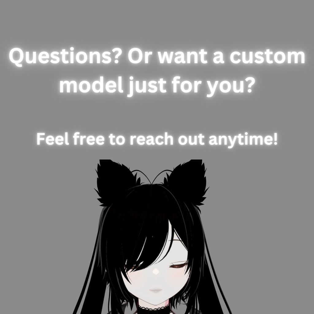 🖤VTuber 3DModel| kiku Cute Goth Girl | including backgrounds | Fully Rigged, Full Body🖤