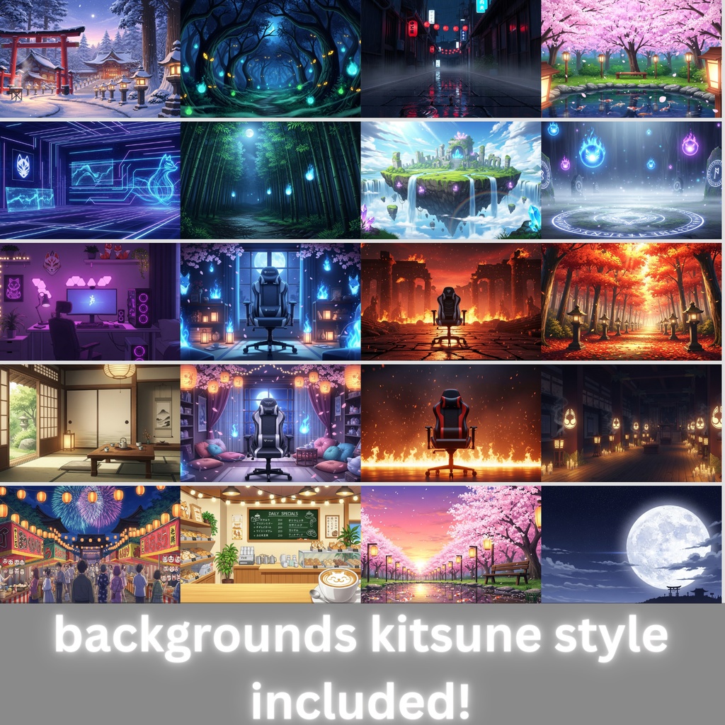 【VRM】3Dきつね耳VTuberモデル|配信向け・表情豊富(Kitsune Avatar)