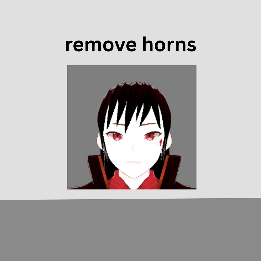 Vtuber model Red oni male: ton of expressions, including backrounds, fully rigged