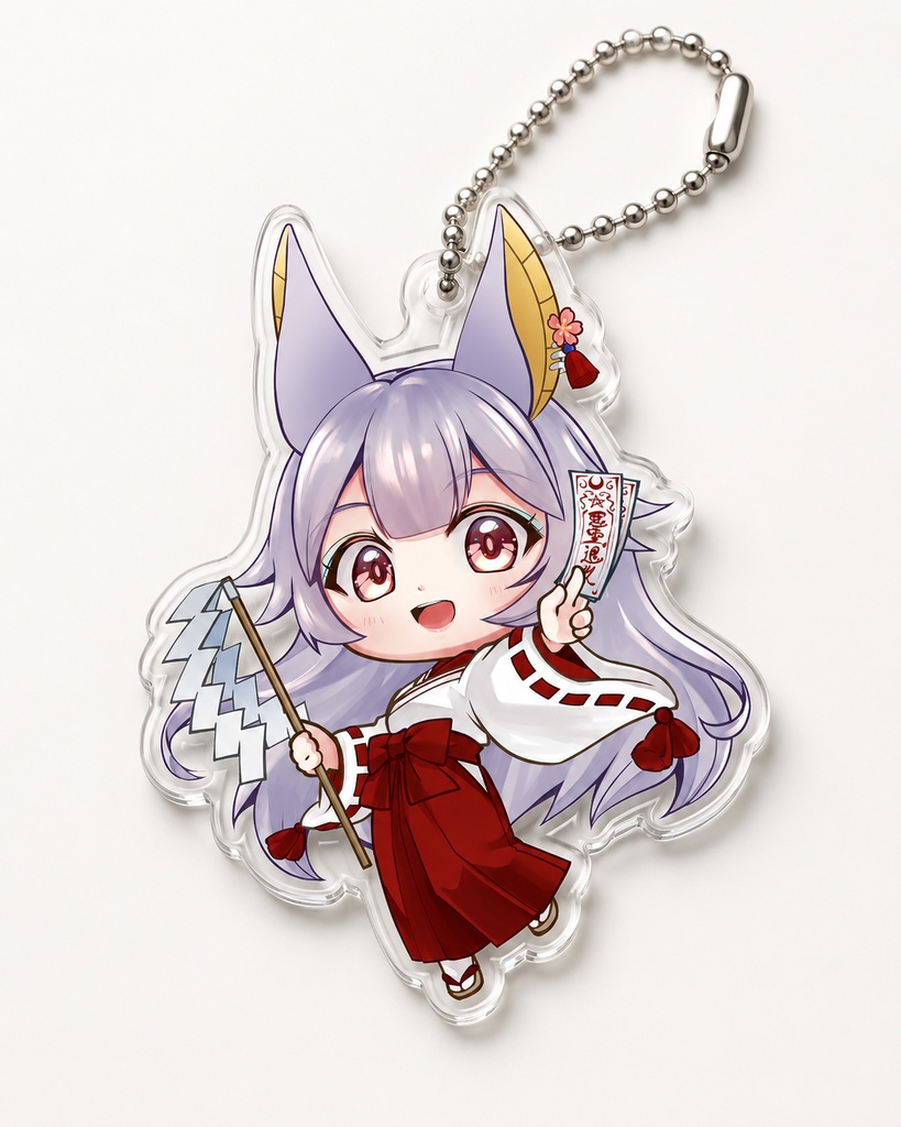 巫女エアリNFCアクリルキーホルダー