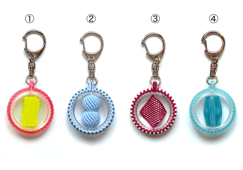 素材キーホルダー