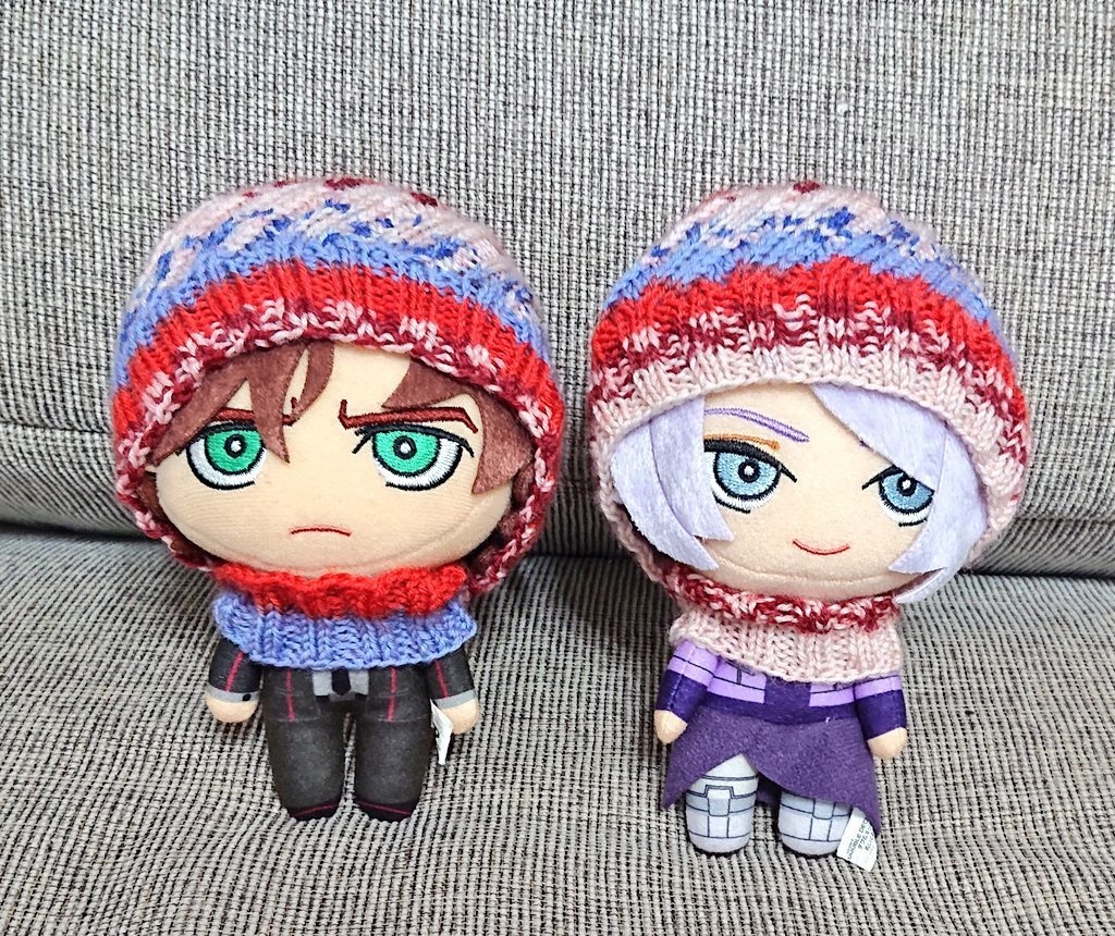 ぬいちゃんの帽子とネックウォーマー