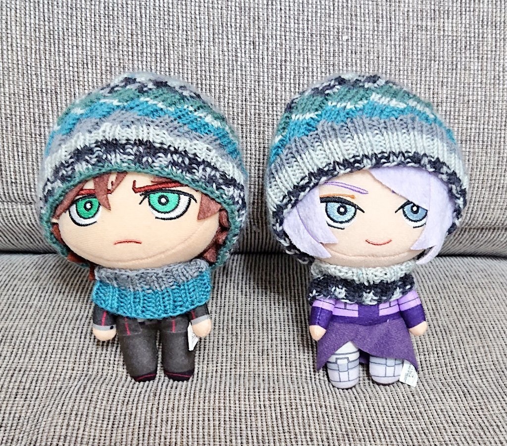 ぬいちゃんの帽子とネックウォーマー