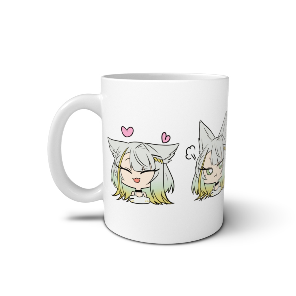 犬つのせ喜怒哀楽マグカップ