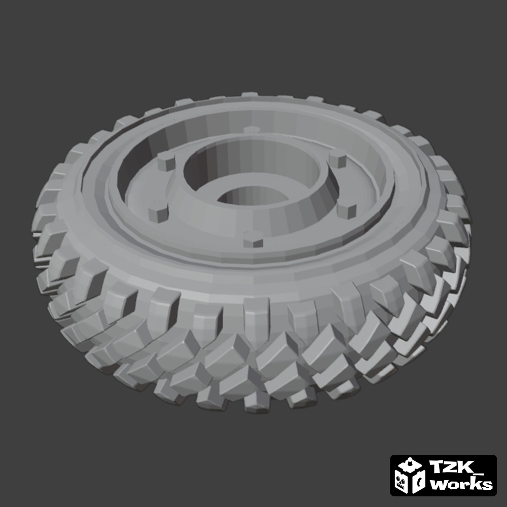 タイヤA【オリジナル3Dプリント品】