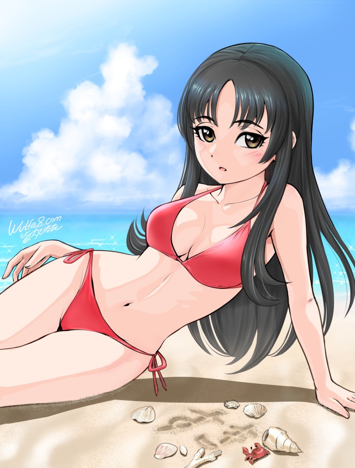 スレンダーな彼女Tシャツ