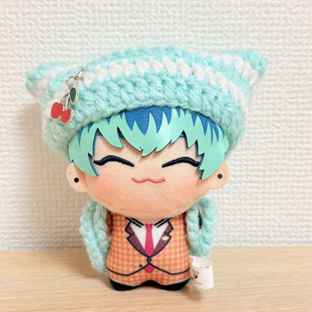 クリームソーダ帽子とリュック