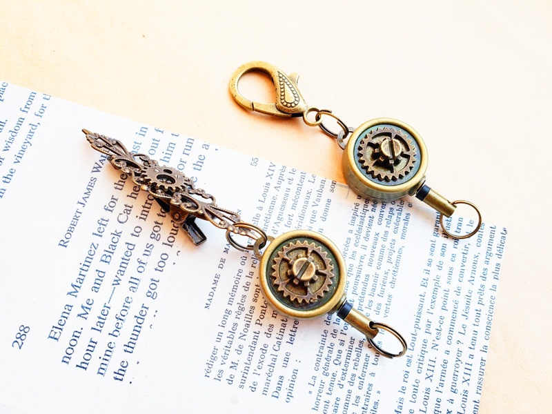 巻取式失せ鍵探し キークリップ/リールキーホルダー