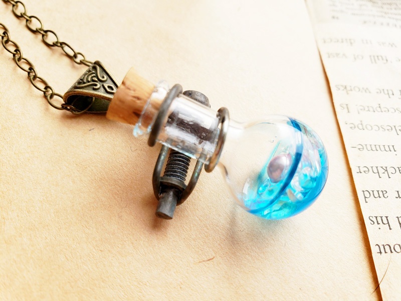 蒸気水瓶 フラスコペンダント