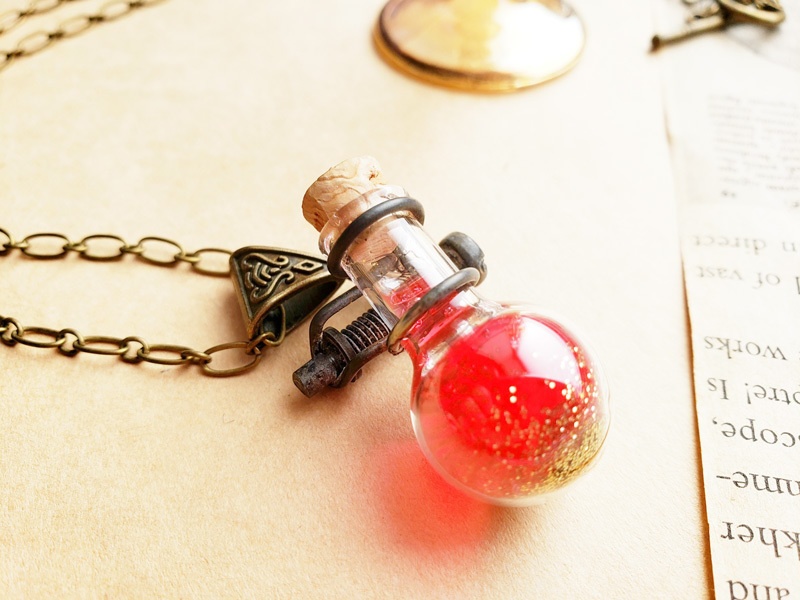 蒸気水瓶 フラスコペンダント