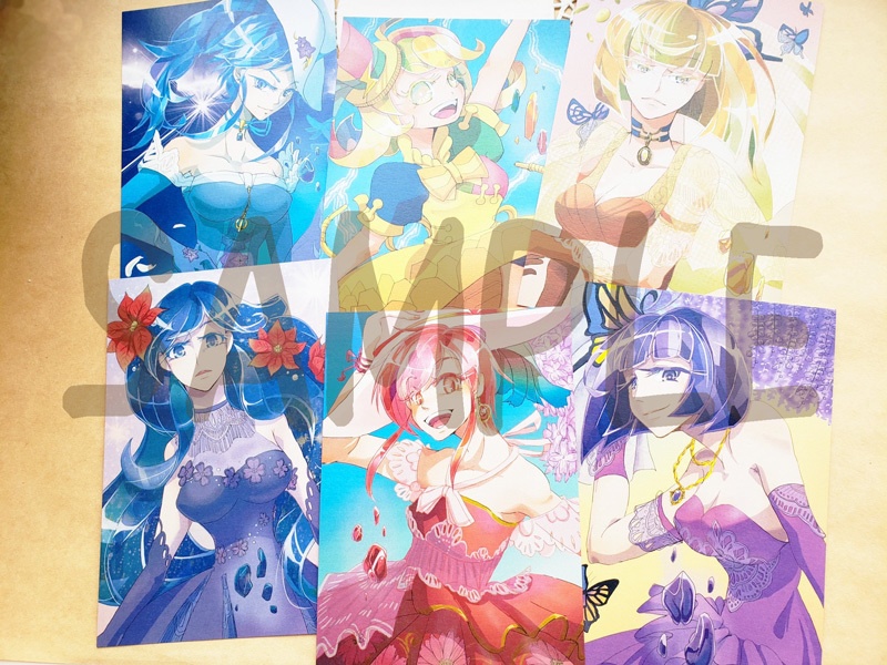 鉱石×少女 Re:ポストカードセット 秋冬