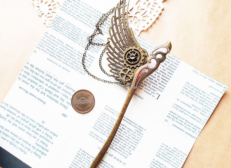 片翼の髪飾り かんざし